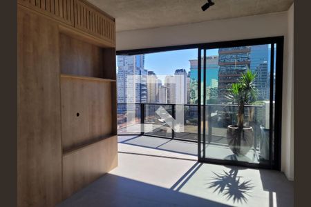 Sala  de apartamento para alugar com 1 quarto, 44m² em Vila Olímpia, São Paulo