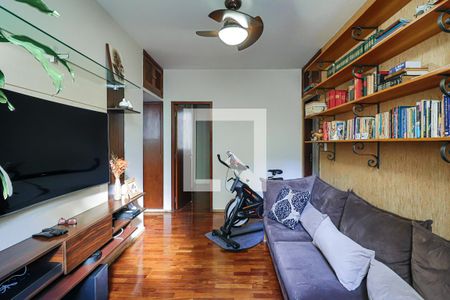 Sala de TV de apartamento à venda com 4 quartos, 175m² em Lourdes, Belo Horizonte