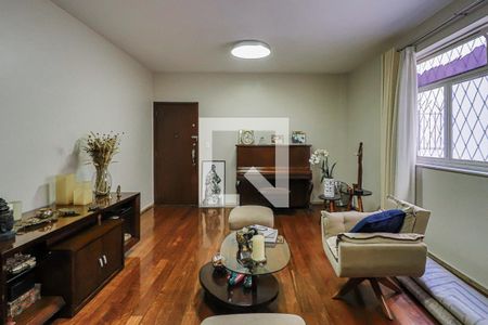 Sala de Estar de apartamento à venda com 4 quartos, 175m² em Lourdes, Belo Horizonte