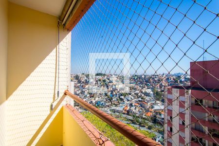 Varanda da sala de apartamento para alugar com 2 quartos, 55m² em Jardim do Estádio, Santo André