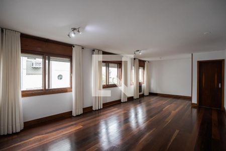 Sala de apartamento à venda com 4 quartos, 138m² em Petrópolis, Porto Alegre