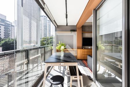 Varanda de apartamento para alugar com 1 quarto, 37m² em Pinheiros, São Paulo