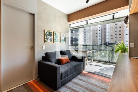 Sala de apartamento para alugar com 1 quarto, 37m² em Pinheiros, São Paulo