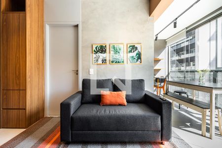 Sala de apartamento para alugar com 1 quarto, 37m² em Pinheiros, São Paulo