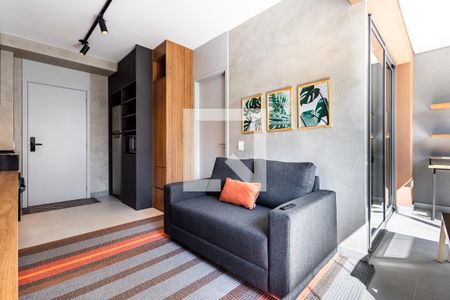 Sala de apartamento para alugar com 1 quarto, 37m² em Pinheiros, São Paulo