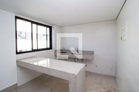 Cozinha de apartamento à venda com 2 quartos, 53m² em Barro Preto, Belo Horizonte
