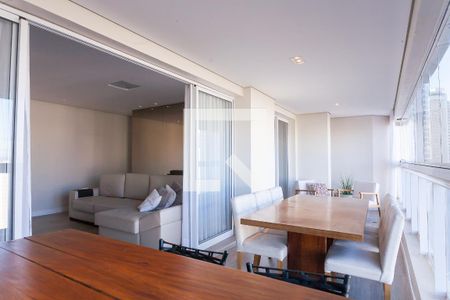 Varanda de apartamento para alugar com 4 quartos, 157m² em Vila da Serra, Nova Lima