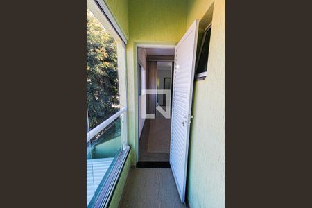 Varanda da Suite 1 de casa à venda com 2 quartos, 109m² em Parque Novo Oratório, Santo André