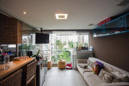 Varanda de apartamento à venda com 2 quartos, 78m² em Jardim Fonte do Morumbi, São Paulo