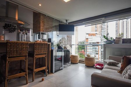 Varanda de apartamento à venda com 2 quartos, 78m² em Jardim Fonte do Morumbi, São Paulo