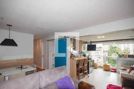 Sala de apartamento à venda com 2 quartos, 78m² em Jardim Fonte do Morumbi, São Paulo