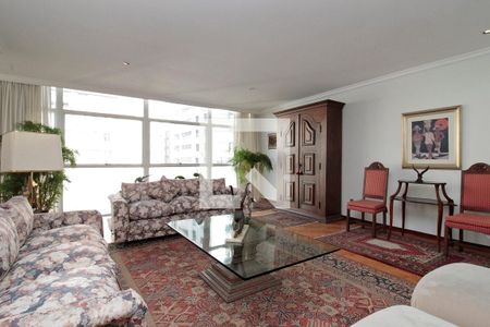 Sala de apartamento à venda com 3 quartos, 188m² em Higienópolis, São Paulo