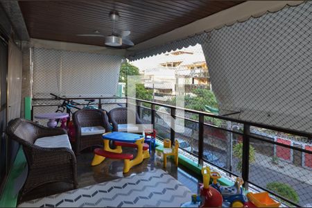 Varanda de apartamento à venda com 3 quartos, 174m² em Recreio dos Bandeirantes, Rio de Janeiro