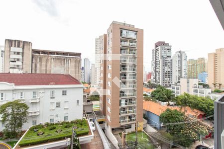 Varanda - Vista de apartamento para alugar com 1 quarto, 28m² em Vila Mariana, São Paulo