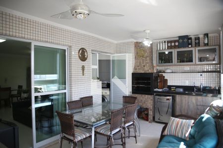 Área gourmet de apartamento para alugar com 2 quartos, 90m² em Vilamar, Praia Grande