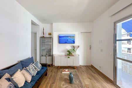 Sala de apartamento para alugar com 3 quartos, 150m² em Vila Alzira, Guarujá