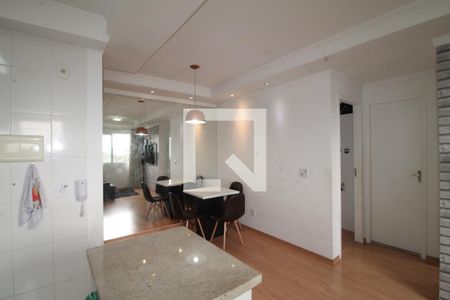 Sala/Cozinha e área de serviço de apartamento à venda com 2 quartos, 49m² em Jardim São Francisco (zona Leste), São Paulo