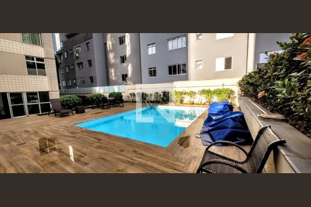 Área comum - Piscina de apartamento à venda com 1 quarto, 60m² em Santo Agostinho, Belo Horizonte