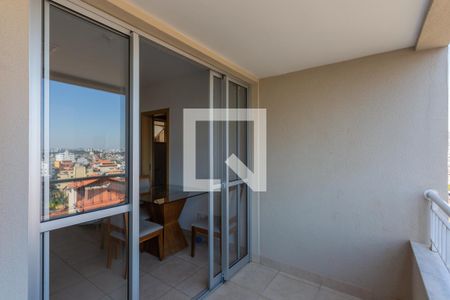Varanda de apartamento à venda com 3 quartos, 96m² em Boa Vista, Belo Horizonte