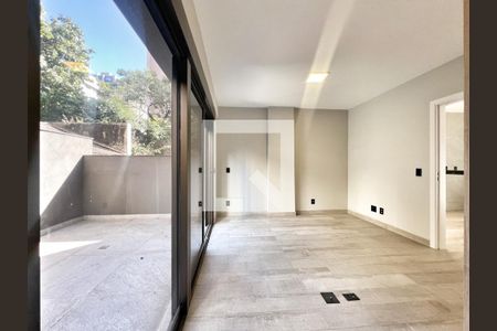 Sala de apartamento à venda com 1 quarto, 116m² em Lourdes, Belo Horizonte