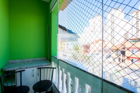 Varanda da sala de apartamento à venda com 3 quartos, 115m² em Vila Leopoldina, Santo André