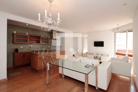 Sala de apartamento para alugar com 2 quartos, 75m² em Santa Cecilia, São Paulo