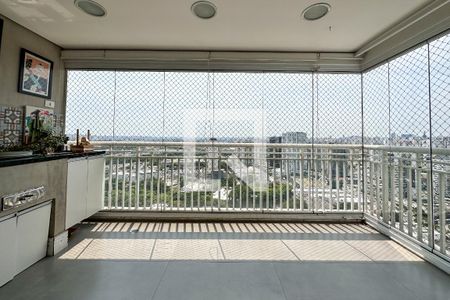 Varanda Integrada de apartamento à venda com 3 quartos, 96m² em Várzea da Barra Funda, São Paulo