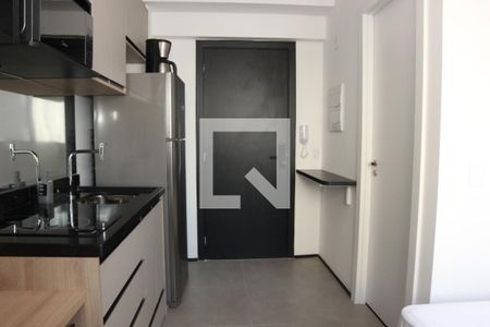 Cozinha de apartamento para alugar com 1 quarto, 22m² em Bela Vista, São Paulo