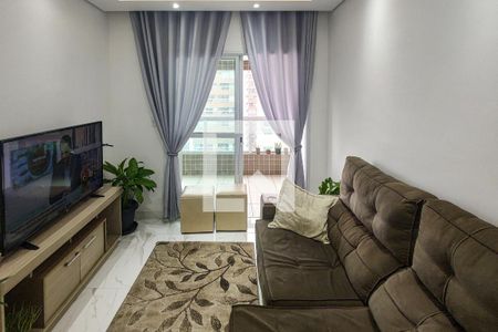 Sala de apartamento para alugar com 2 quartos, 74m² em Canto do Forte, Praia Grande