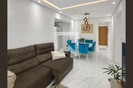 Sala de apartamento para alugar com 2 quartos, 74m² em Canto do Forte, Praia Grande