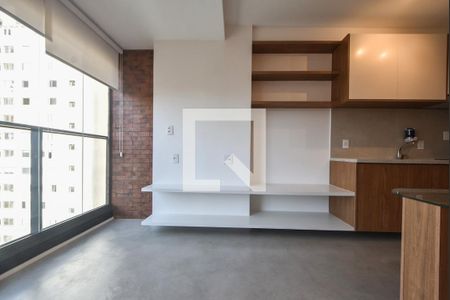 Sala  de apartamento para alugar com 1 quarto, 30m² em Campo Belo, São Paulo