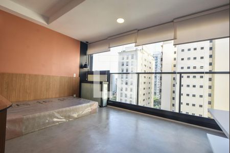 Sala  de apartamento para alugar com 1 quarto, 30m² em Campo Belo, São Paulo