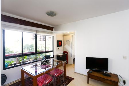 Sala de apartamento à venda com 1 quarto, 58m² em Vila Andrade, São Paulo