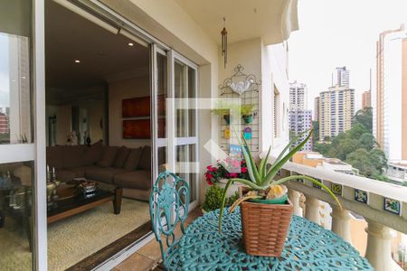Varanda da Sala de apartamento para alugar com 3 quartos, 117m² em Vila Andrade, São Paulo