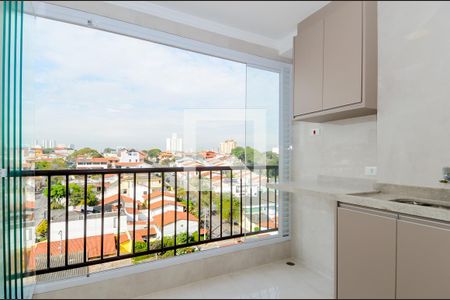 Varanda da Sala de apartamento para alugar com 2 quartos, 47m² em Vila Galvão, Guarulhos