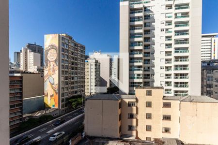 Sala - Vista de apartamento para alugar com 1 quarto, 58m² em Vila Buarque, São Paulo