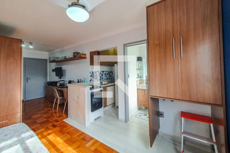 cozinha de apartamento para alugar com 1 quarto, 27m² em Liberdade, São Paulo