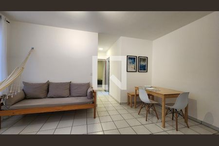 Sala de Estar / Jantar de apartamento para alugar com 2 quartos, 62m² em Trindade, Florianópolis