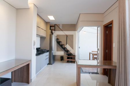 Sala de apartamento para alugar com 1 quarto, 60m² em Vale do Sereno, Nova Lima