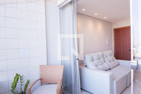 Varanda da Sala de apartamento para alugar com 1 quarto, 60m² em Vale do Sereno, Nova Lima