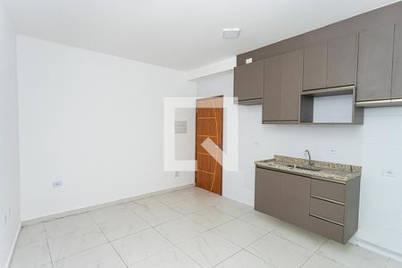 Sala, cozinha e área de serviço de apartamento para alugar com 1 quarto, 35m² em Imirim, São Paulo