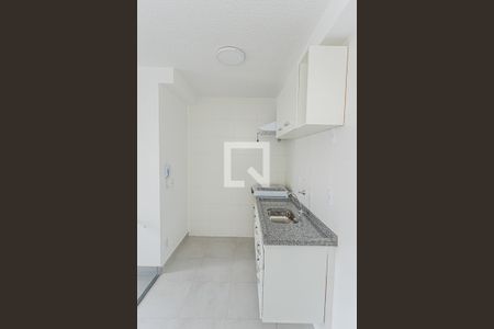 Sala e cozinha  de apartamento para alugar com 1 quarto, 35m² em Sítio Morro Grande, São Paulo