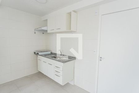 Sala e cozinha  de apartamento para alugar com 1 quarto, 35m² em Sítio Morro Grande, São Paulo