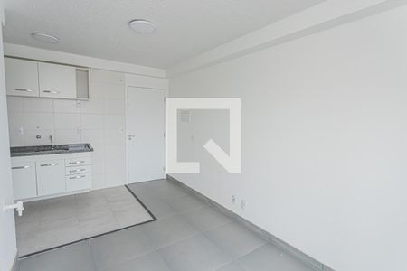 Sala e cozinha  de apartamento para alugar com 1 quarto, 35m² em Sítio Morro Grande, São Paulo