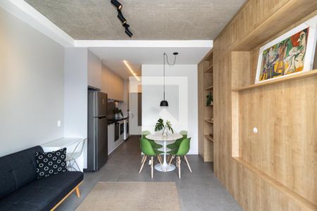 Sala de kitnet/studio para alugar com 1 quarto, 45m² em Itaim Bibi, São Paulo