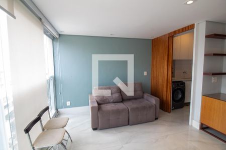 Sala de apartamento para alugar com 2 quartos, 70m² em Campo Belo, São Paulo