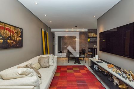 Sala de apartamento à venda com 2 quartos, 78m² em Vila da Serra, Nova Lima