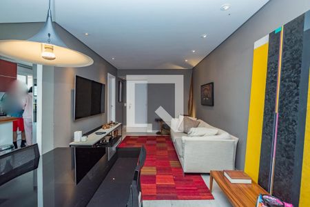 Sala de apartamento à venda com 2 quartos, 78m² em Vila da Serra, Nova Lima