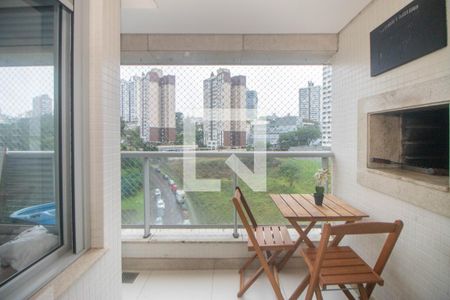 Varanda da Sala de apartamento à venda com 1 quarto, 49m² em Petrópolis, Porto Alegre