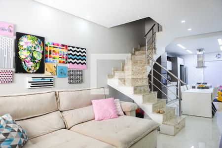 Sala de casa à venda com 2 quartos, 120m² em Bangú, Santo André